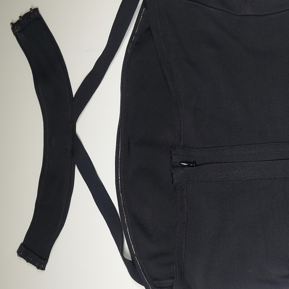 Fashion Nova Bandage Black Dress Size Medium - Picture 6 of 9